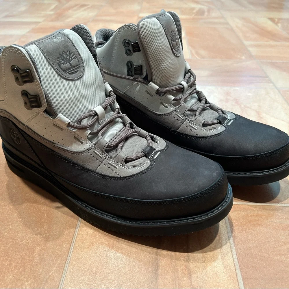 Timberland Men's Dark Gray & Black Hommes 43 North Mid Hiking Boots